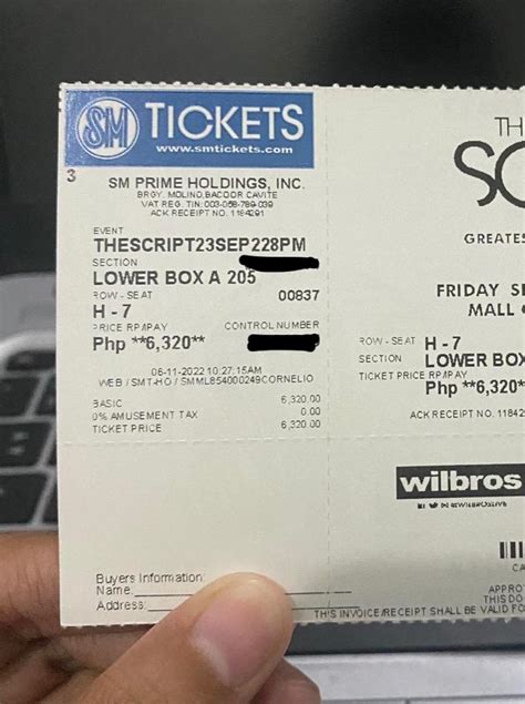 The Script Manila 2022 Ticket, Tickets & Vouchers, Event Tickets on Carousell