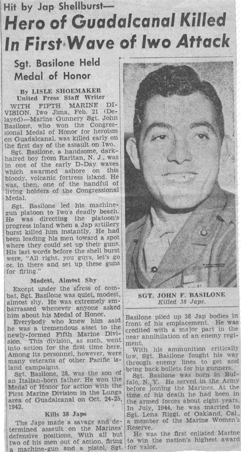 John Basilone - Alchetron, The Free Social Encyclopedia