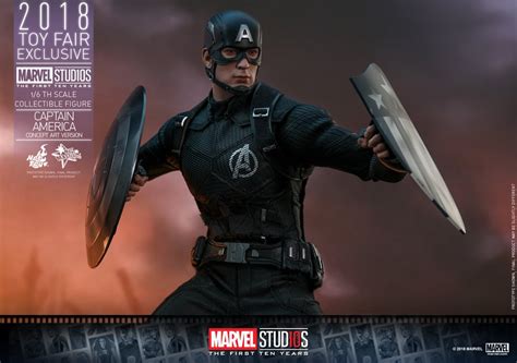 Hot Toys MMS 488 Marvel Studios 1st Ten Years Captain America Concept Art Ver Hot Toys