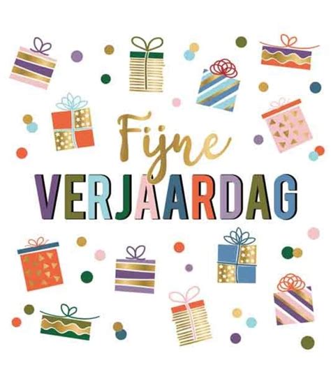 Wenskaart XXL | Fijne verjaardag - Feestdeco