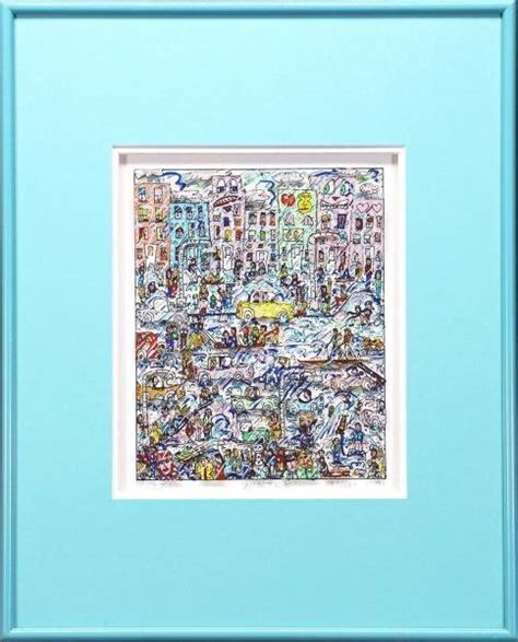 真作 Wish ジェームス リジィ James Rizzi Winter 3dシルクスクリーン 1988年作 直筆サイン 豪華画集付 22092597 シルクスクリーン ｜売買された