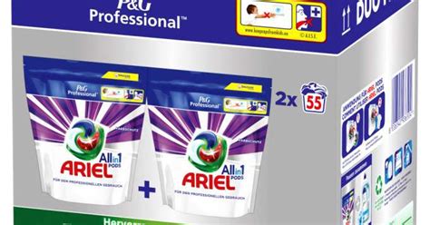 Ariel Professional All In 1 PODS Détergent à lessive liquide Détergent