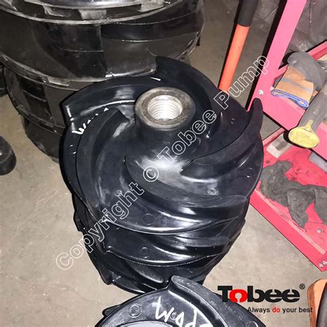 100mm Rubber Vertical Sump Pump Impeller Spr10206