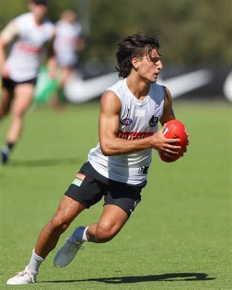 Nick Daicos Collingwood Football Club Carlton Fc Footy