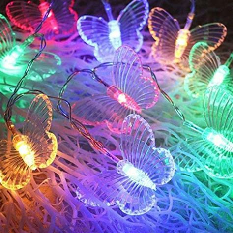 Светодиодная гирлянда Бабочки 20 LED