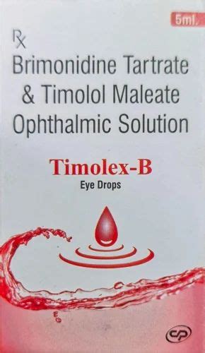 Brimonidine Timolol Eye Drops 5 Ml At Rs 150piece In Dahanu Road Id