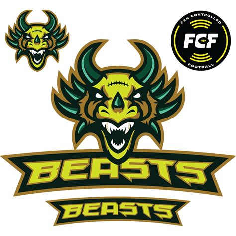 Beasts Logo Officially Licensed Fcf Removable Adhesive Decal In