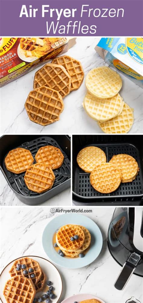 how long to cook frozen waffles in air fryer
