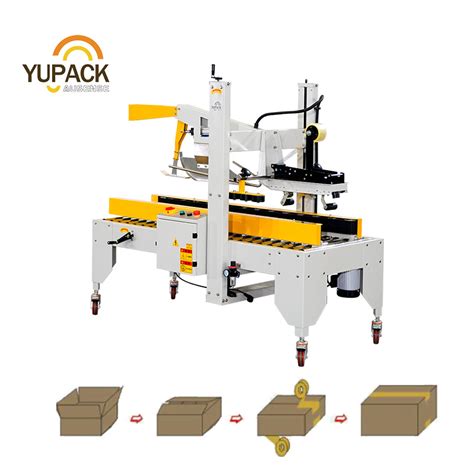 Automatic Carton Box Taper Sealer Case Sealing Machine With Hot Melt Glue Sealing Machine And