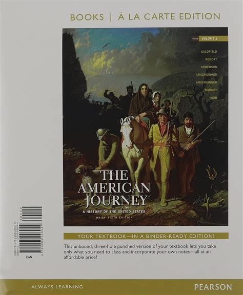 Buy The American Journey: Books a La Carte + New Myhistorylab: 1 Book