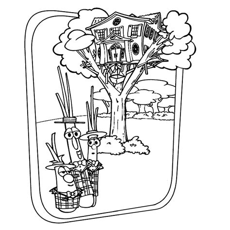 Veggietales Coloring Pages And Books 100 Free And Printable