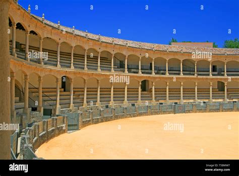 Famous bullfighting arena in Ronda, Spain Stock Photo - Alamy