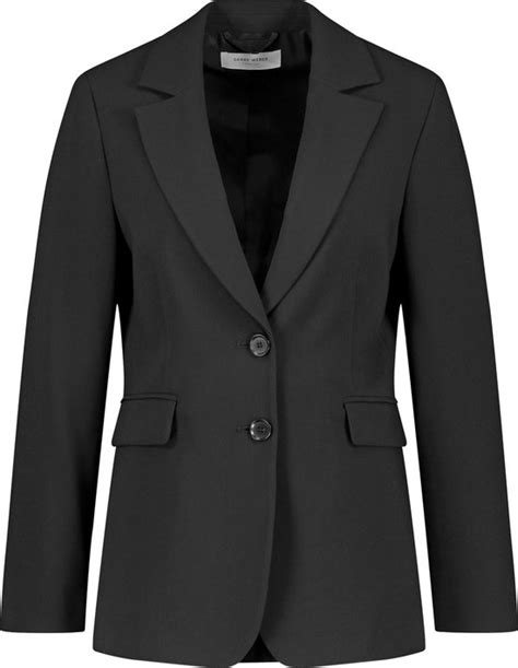 Gerry Weber Dames Klassieke Blazer Met Veel Stretch Schwarz Bol