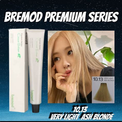 Set Bremod Premium Hair Color With Oxidizer Very Light Ash Blonde Shopee Philippines