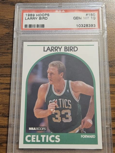 Larry Bird 1989 Hoops Card 150 Psa 10 EBay