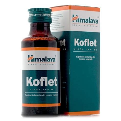 Koflet sirop 100 ml - antitusiv, Himalaya | Naturisti.ro