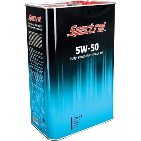 Синтетическое моторное масло Spectrol GALAX 5W-50, 4 л 9014 - выгодная ...