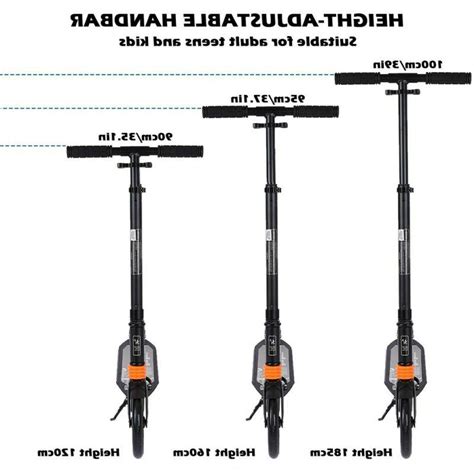 Adult Folding Kick Scooter W Dual Suspensionhight Adjustable Urb