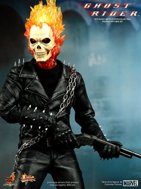 Hot Toys Movie Masterpiece Ghost Rider Figurine The Toyark News