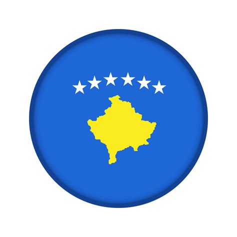 Round Flag Of Kosovo 45602379 Png