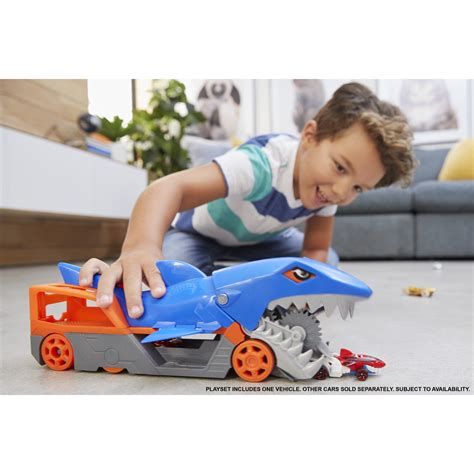 Set De Joaca Hot Wheels Transportator Shark Chomp Emag Ro