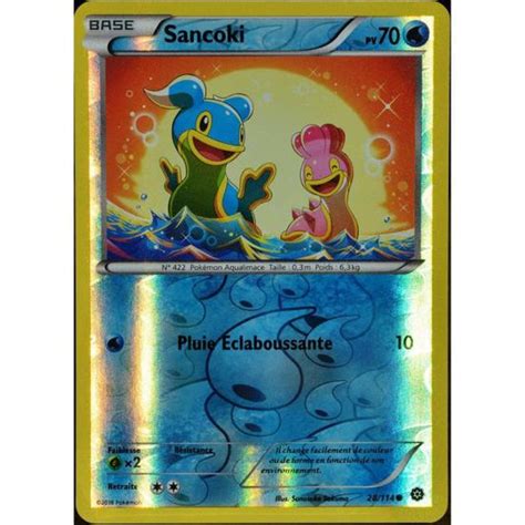 Carte Pokémon 28 114 Sancoki 70 PV REVERSE XY Offensive Vapeur