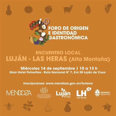 3er Foro de Origen e Identidad Gastronómica Ente Mendoza Turismo