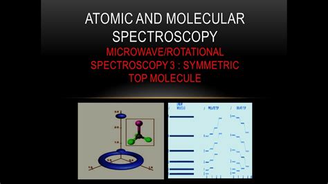 Atomic And Molecular Spectroscopy Microwaverotational Spectroscopy 3