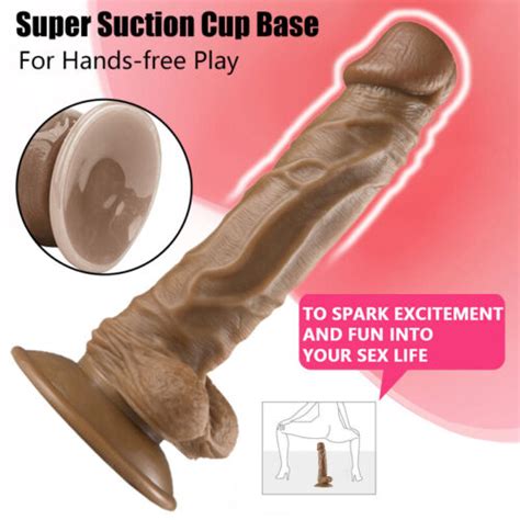 Long Ultra Realistic Dildo Suction Cup Anal Plug G Spot Sex Toys