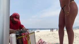 Novinha Bikini Fio Dental Frontal Cameltoe Praia Cnn Amador