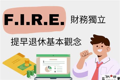 理財 FIRE Financial Independence Retire Early 財務獨立提早退休基本觀念三大步驟執行方法