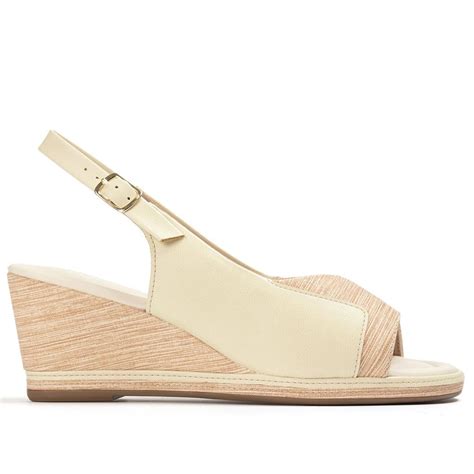 Sapato Alice Salto Anabela Alto Vanilla Nude Shopee Brasil