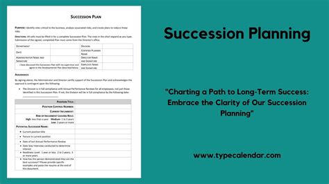 Succession Planning Chart Template