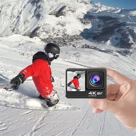 IdealStore Action Cam24 akciókamera, 24 MP, WiFi kapcsolat, 4K ultra HD ...