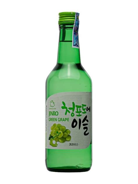 Soju Jinro Green Grap Sochu Nho Xanh Sành Rượu