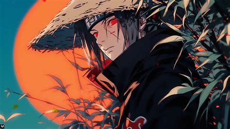 Straw Hat Itachi Akatsuki Naruto Live Wallpaper - Getlivewall.com