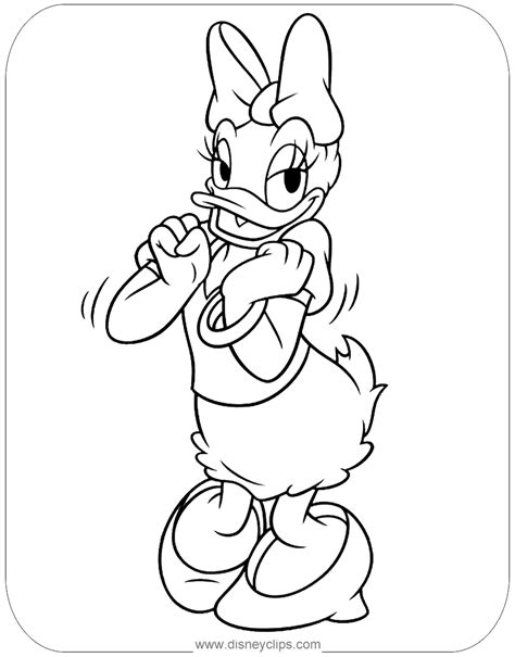 Daisy duck coloring pages 3 – Artofit