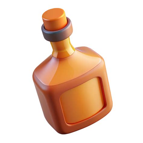 Liqueur Bottle 3d Render 47530555 Png