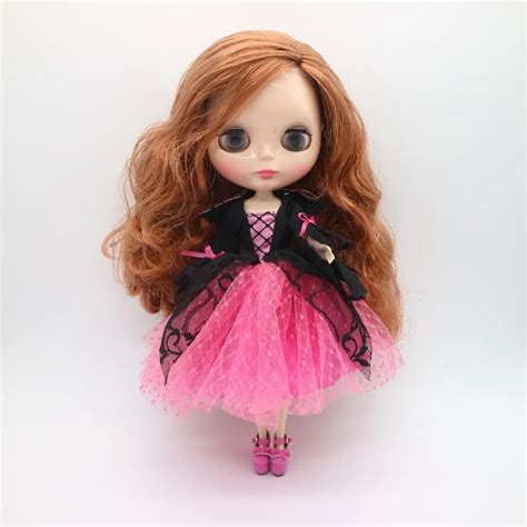 Copper Hair Nude Blyth Doll Factory Doll Suitable For Diy Nude Blythe Doll Blythe