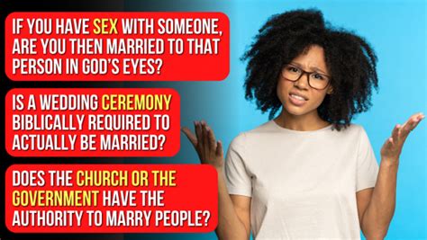 According To The Bible How Are You Actually Married In Gods Eyes Sex Ceremony License