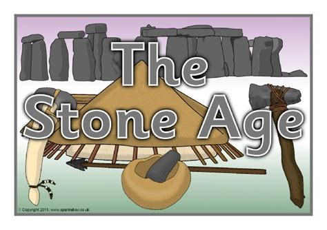 The Stone Age Display Poster Sb11329 Stone Age Display Stone Age