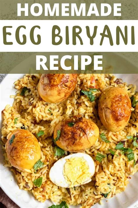 Simple Easy Egg Biryani - The Foreign Fork