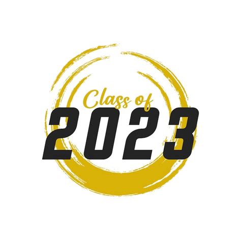 Premium Vector Class Of 2023 Typography Design