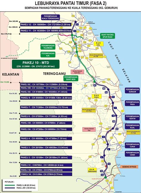 East Coast Expressway Phase 2 Ece2 Highway Map Paul Tans Automotive News