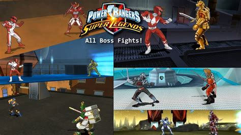 Power Rangers Super Legends All Boss Fights YouTube