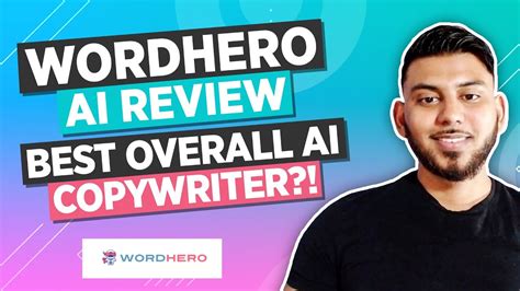 Wordhero Ai Review Tutorial Best Overall Ai Copywriter Youtube