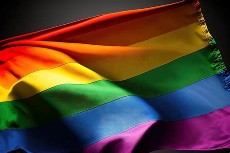 Bandeira Do Arco Ris Do Orgulho Gay Lgbt Aigenerated Foto Premium