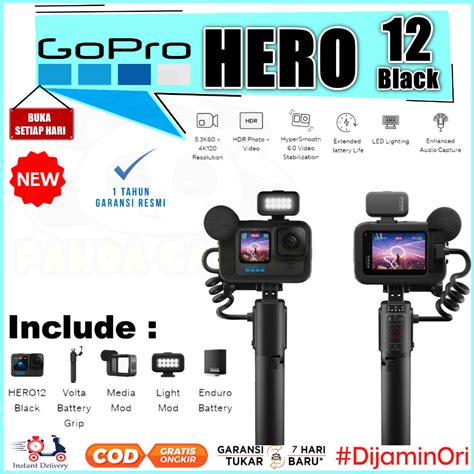 Jual Gopro Hero 12 Black Creator Edition Bundle Set Hero12 Action