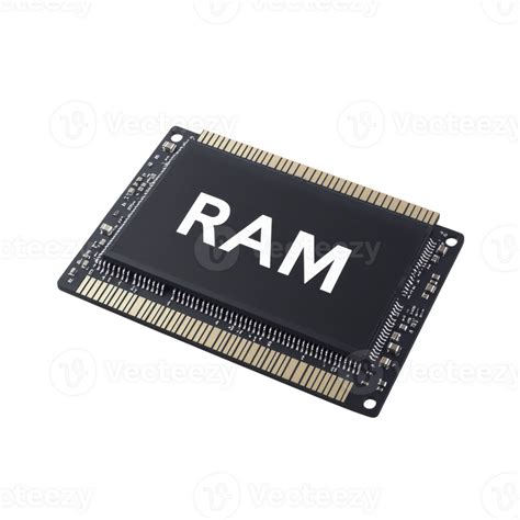 close  view   single ram module  png