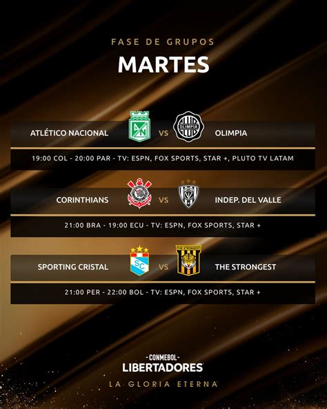 Conmebol Libertadores On Twitter 🏆 ¡hoy Se Inicia La Fecha 3 De La Fase De Grupos De La